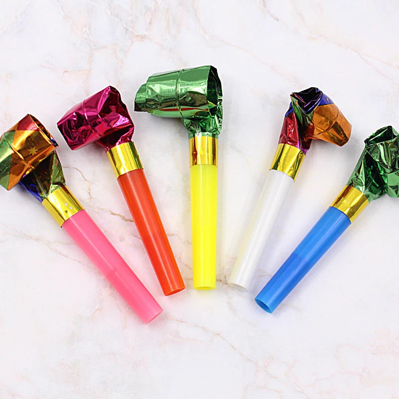 Multi-colored Blowing Dragon Whistles Set 5/10/15/20PCS Plastic Party Atmosphere Creation Noise Maker Souvenir Carnival Gift ZYF