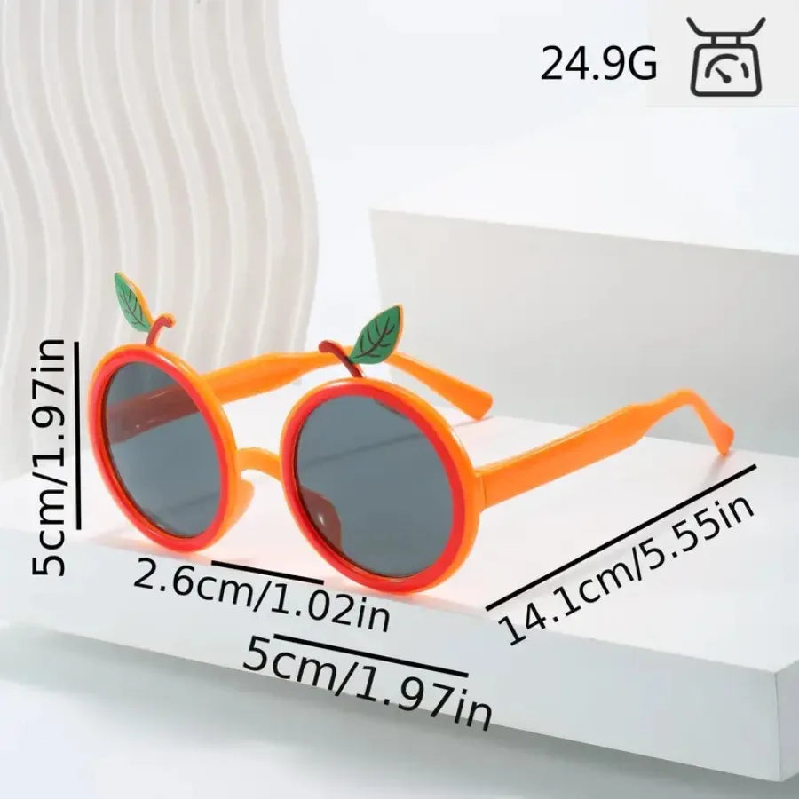 1-24PCS Fruit Eyeglasses Pineapple Sunglasses Luau Party Sunglasses Funny Sunglasses Dress Props for Hawaiian Party Supplies