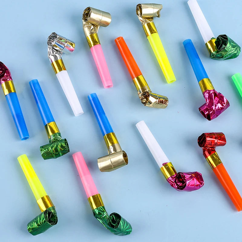 Multi-colored Blowing Dragon Whistles Set 5/10/15/20PCS Plastic Party Atmosphere Creation Noise Maker Souvenir Carnival Gift ZYF