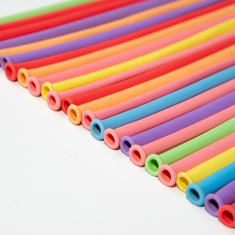 50/100/200pcs Magic Long Strip Balloon Thickened Inflatable Toy Twist Latex Balloons Children Day Birthday Party Decorations TMZ