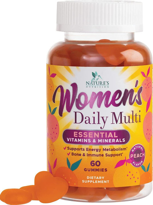 Multivitamínico para mujeres: diario completo de máxima potencia + gomitas multiminerales