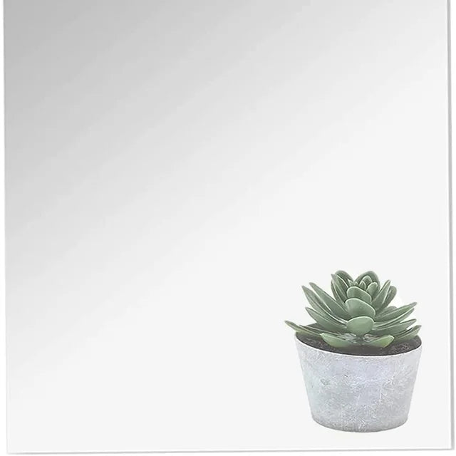 Acrylic Full Length Wall Mirror Tiles 30*30CM 4 Pcs Shatterproof Mirror Wall-Mounted Full Body Mirror Tiles for Bedroom Home