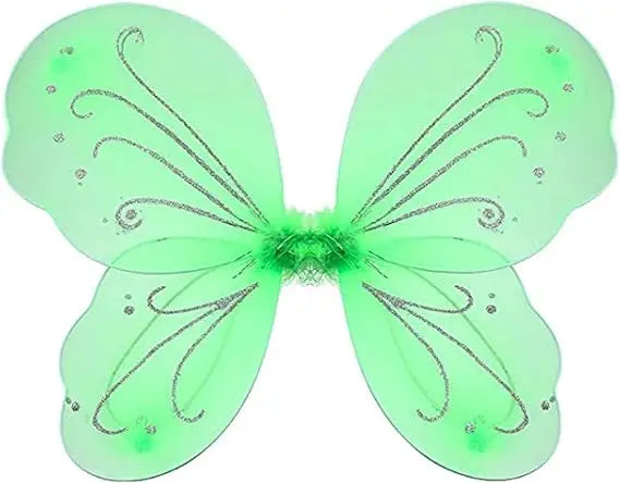 6pcs Fairy Wings Bulk for Kids Butterfly Wings Costume Accessories for Girls for Birthday Party Favors Dress Up Decoration