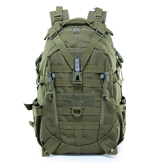 Mochila de Camping de 40L, bolso militar para hombre, bolsas de viaje, mochila táctica Molle para escalada, senderismo, bolso de hombro reflectante para exteriores