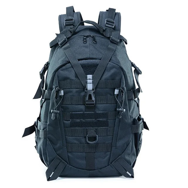 Mochila de Camping de 40L, bolso militar para hombre, bolsas de viaje, mochila táctica Molle para escalada, senderismo, bolso de hombro reflectante para exteriores