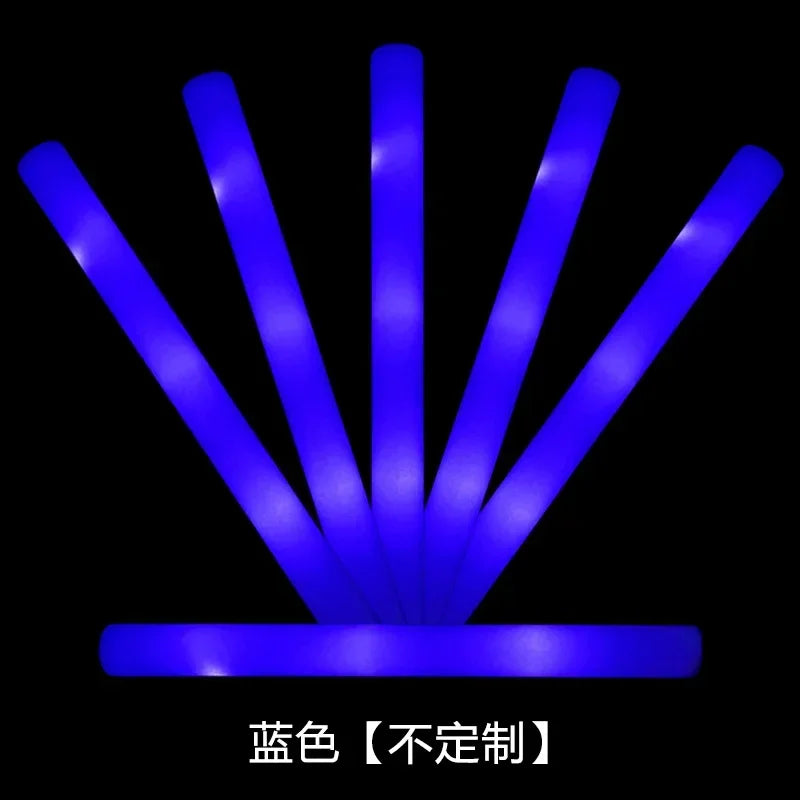 Multi Color Concert Favor Naked Rod Stick LED Light Up Foam Glow Sticks Party Supplies for Events Celebrations