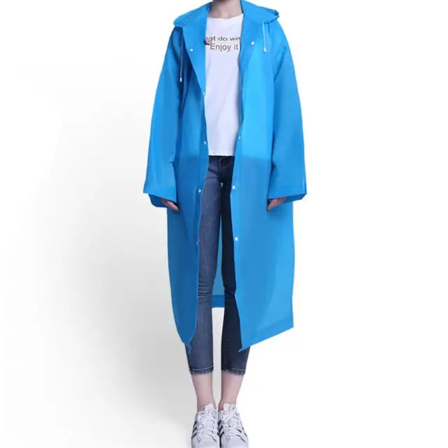 Chubasquero para adultos, no desechable, grueso, para viajes al aire libre, escalada, impermeable, impermeable Universal de una pieza 