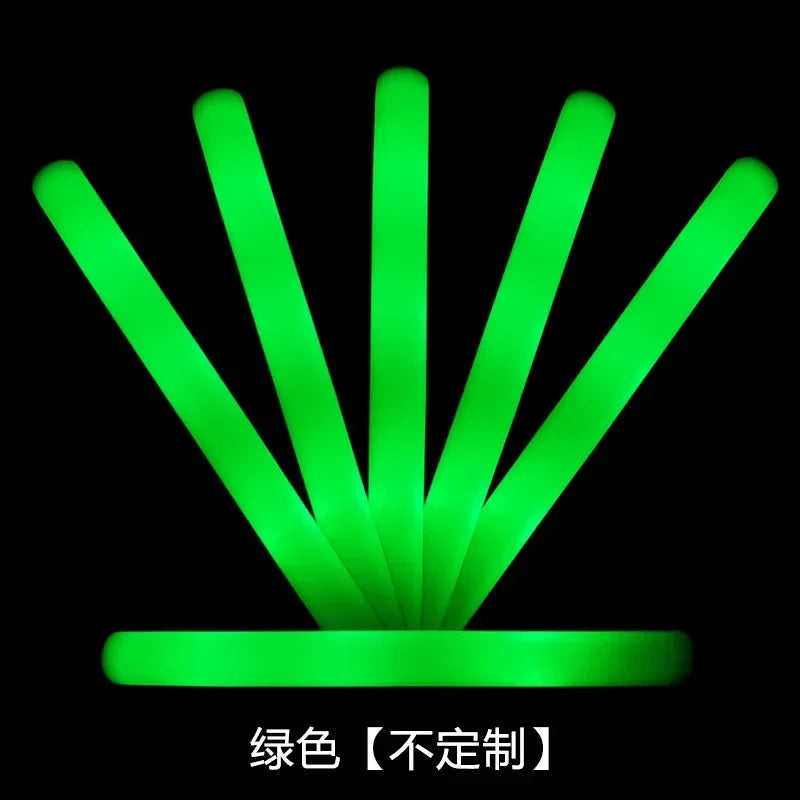 Multi Color Concert Favor Naked Rod Stick LED Light Up Foam Glow Sticks Party Supplies for Events Celebrations