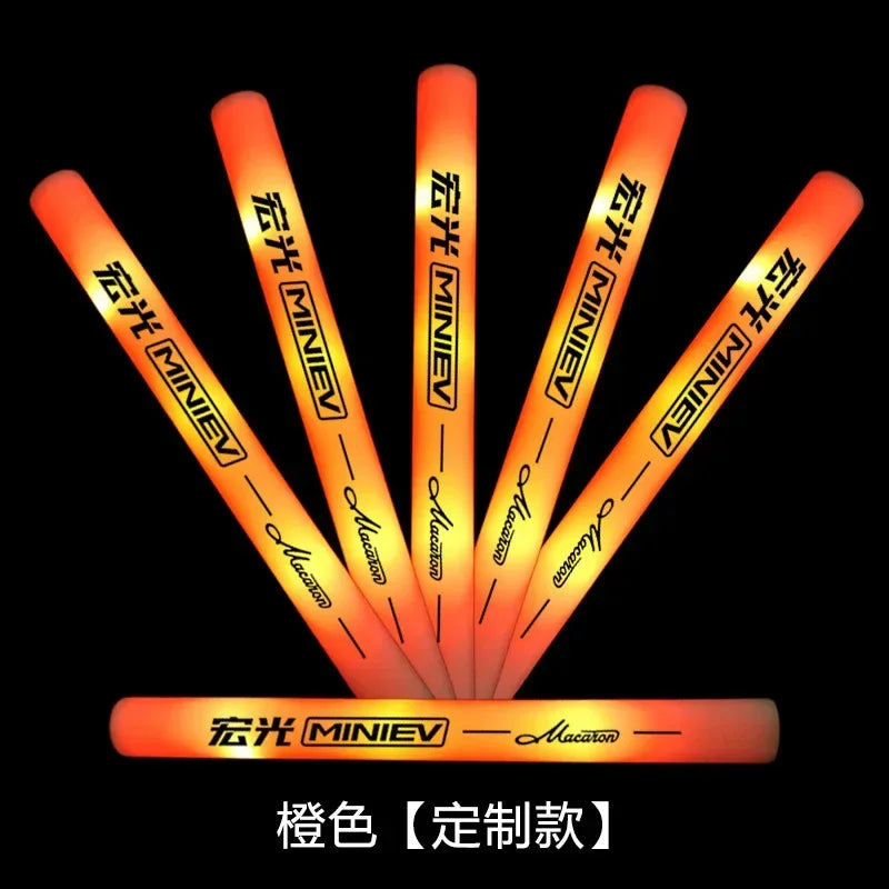 Multi Color Concert Favor Naked Rod Stick LED Light Up Foam Glow Sticks Party Supplies for Events Celebrations