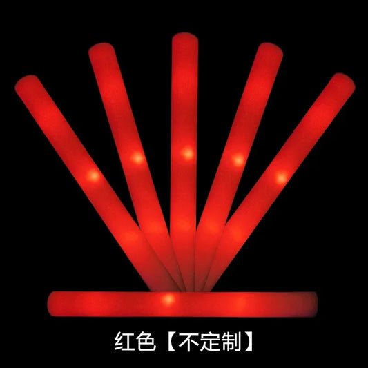 Multi Color Concert Favor Naked Rod Stick LED Light Up Foam Glow Sticks Party Supplies for Events Celebrations