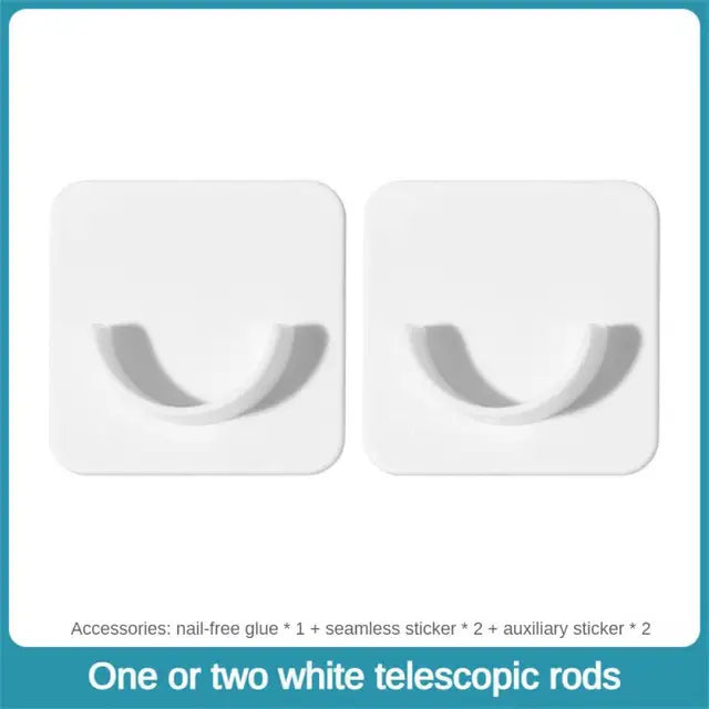 Multi Purpose Spring Loaded Extendable Sticks Telescopic Net Voile Tension Curtain Rail Pole Net Rods Curtain Telescopic Pole