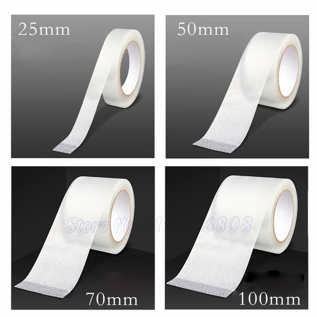 Child Elderly Safe Anti Slip Stairs Tapes PEVA Rubber Bathroom Anti Slip Stickers Warning Stripes Emergency Lines Wall Sticker