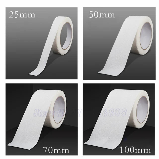 Child Elderly Safe Anti Slip Stairs Tapes PEVA Rubber Bathroom Anti Slip Stickers Warning Stripes Emergency Lines Wall Sticker