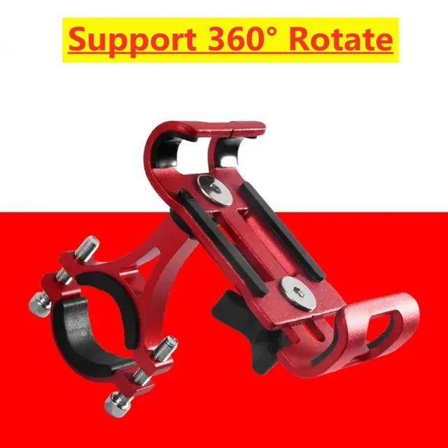 金属摩托车自行车手机支架铝合金防滑支架 GPS 夹通用自行车支架支持所有智能手机